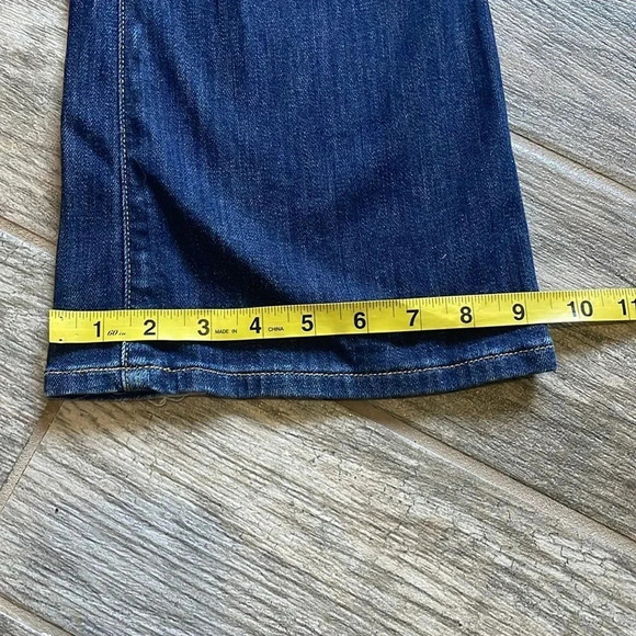 Gap 1969 demi panel sexy boot jeans Maternity size 6R Stretch Maternity - Picture 11 of 14